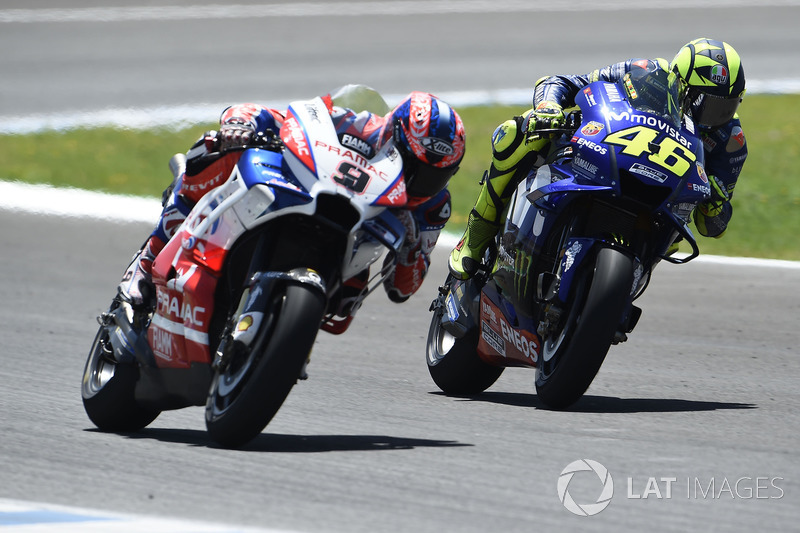 Valentino Rossi largou em décimo e terminou em quinto