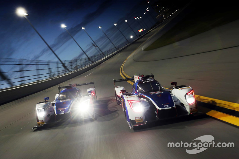 #23 United Autosports Ligier LMP2: Phil Hanson, Lando Norris, Fernando Alonso, #32 United Autosports Ligier LMP2: Will Owen, Hugo de Sadeleer, Bruno Senna, Paul di Resta