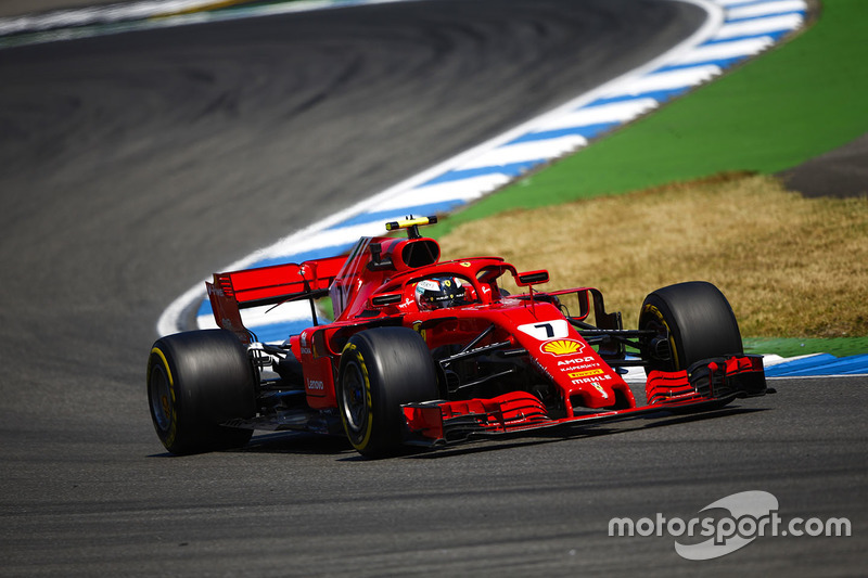 Kimi Raikkonen, Ferrari SF71H.