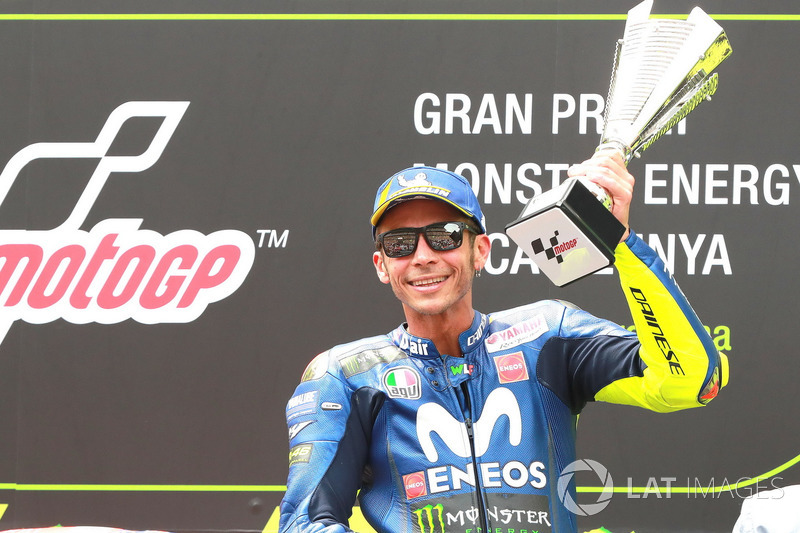 Podio: tercer lugar Valentino Rossi, Yamaha Factory Racing