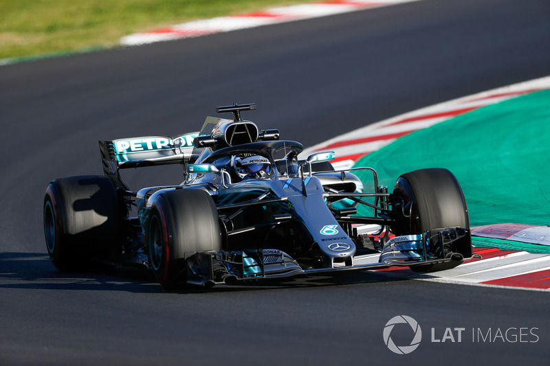 Valtteri Bottas apareceu à tarde para ser o terceiro melhor da quarta-feira.