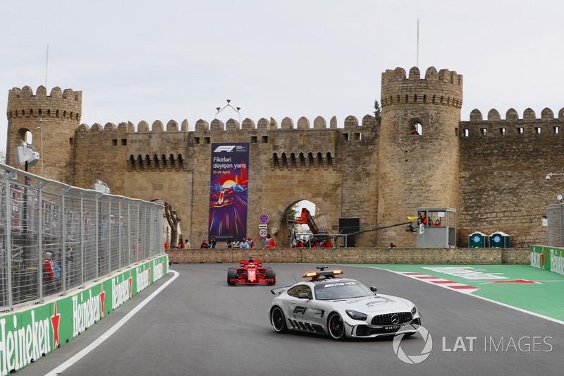 Güvenlik aracı ve Sebastian Vettel, Ferrari SF71H