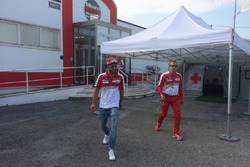 Andrea Iannone, Ducati Team sale del centro médico