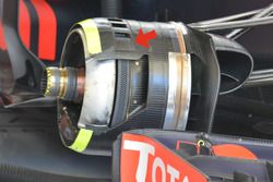 Red Bull Racing RB12, detalle del freno