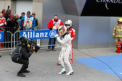 Race winner Lewis Hamilton, Mercedes AMG F1 celebrates in parc ferme