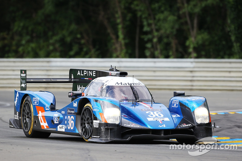 #36 Signatech Alpine A460: Gustavo Menezes, Nicolas Lapierre, Stéphane Richelmi