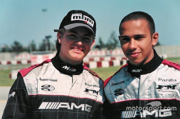 Nico Rosberg y Lewis Hamilton