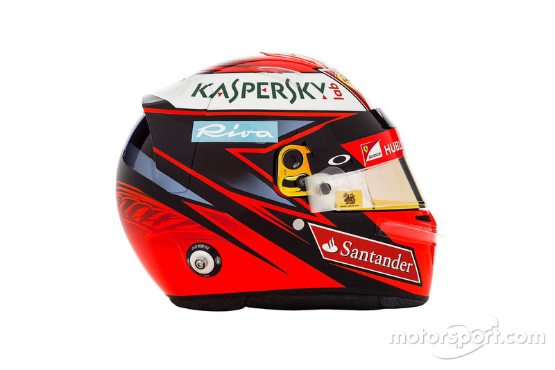 Kimi Raikkonen, Ferrari helmet