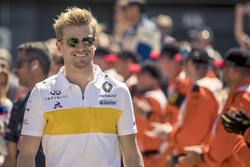 Nico Hulkenberg, Renault Sport F1 Team on drivers parade