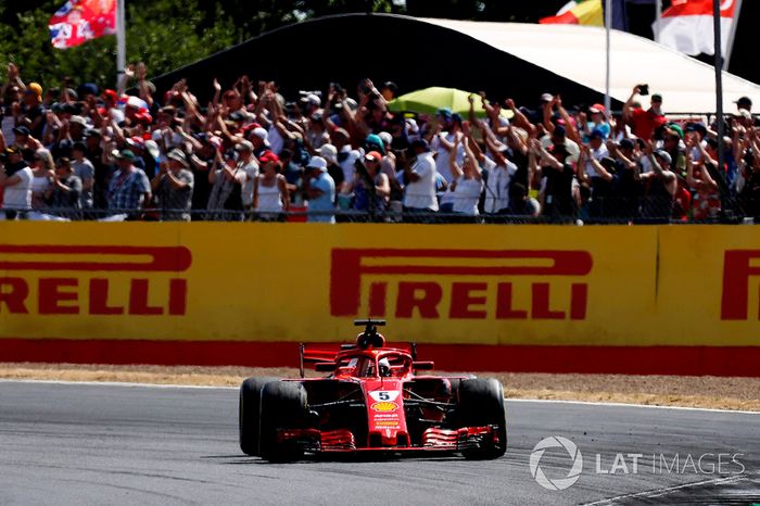 Ganador Sebastian Vettel, Ferrari SF71H