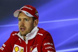 Sebastian Vettel, Ferrari nella conferenza stampa