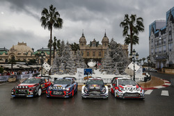 2018 WRC araçları grup fotoğrafı