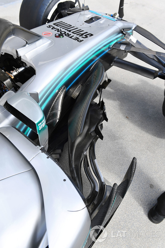 Mercedes-AMG F1 W09 nose detail