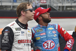 Brad Keselowski, Team Penske, Ford Fusion Discount Tire, Darrell Wallace Jr., Richard Petty Motorsports, Chevrolet STP