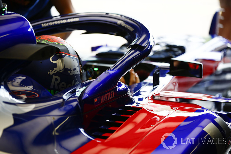 Brendon Hartley, Toro Rosso, in cockpit