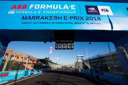 The start / finish straight