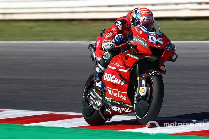 Andrea Dovizioso, Ducati Team - 4 caídas