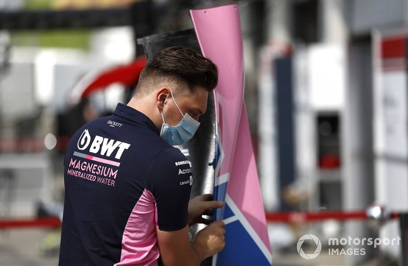 Un miembro de Racing Point