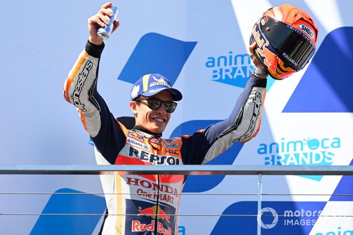 Podio: segundo lugar Marc Márquez, Repsol Honda Team