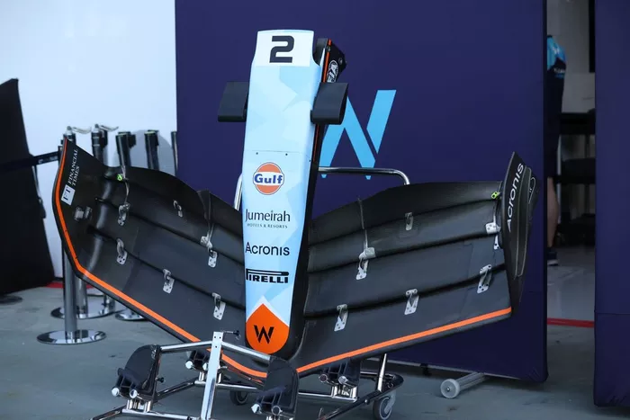 Detalles técnicos del Williams FW45