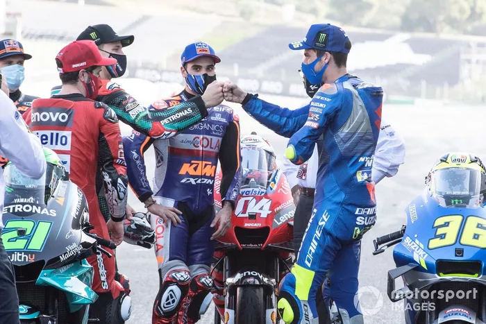 Joan Mir, Team Suzuki MotoGP, Fabio Quartararo, Petronas Yamaha SRT