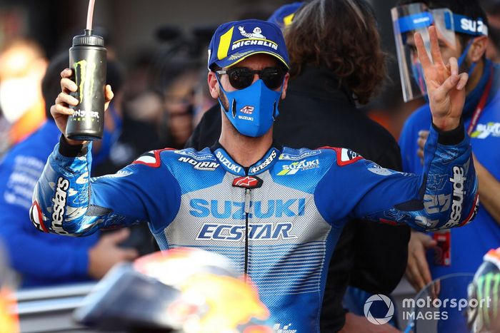 Segundo lugar Alex Rins, Team Suzuki MotoGP