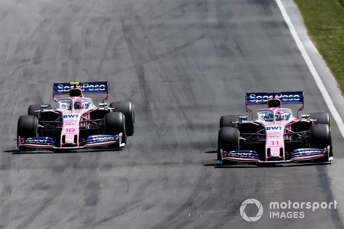 Sergio Perez, Racing Point RP19,  Lance Stroll, Racing Point RP19