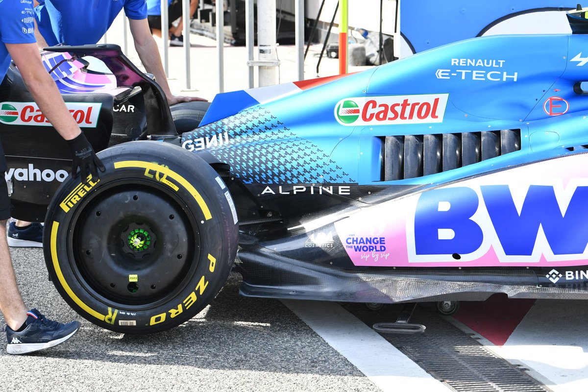 Detalle de la parte trasera del Alpine A522