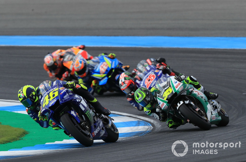 Valentino Rossi, Cal Crutchlow, Maverick Viñales, Johann Zarco, Álex Rins, Dani Pedrosa
