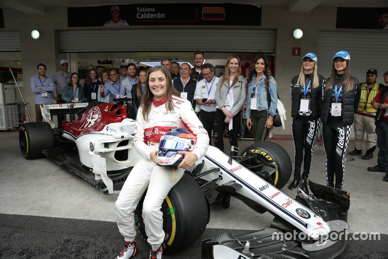 Tatiana Calderon, Sauber C37 Test Driver