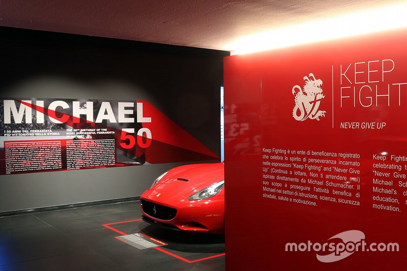L'exposition Michael 50 au musée Ferrari de Maranello