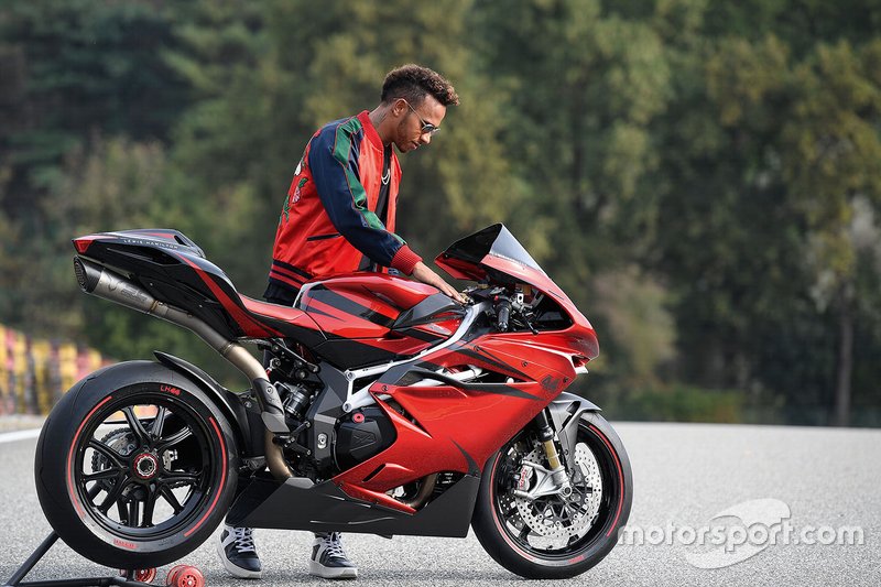 Lewis Hamilton, MV Agusta F4  LH 44