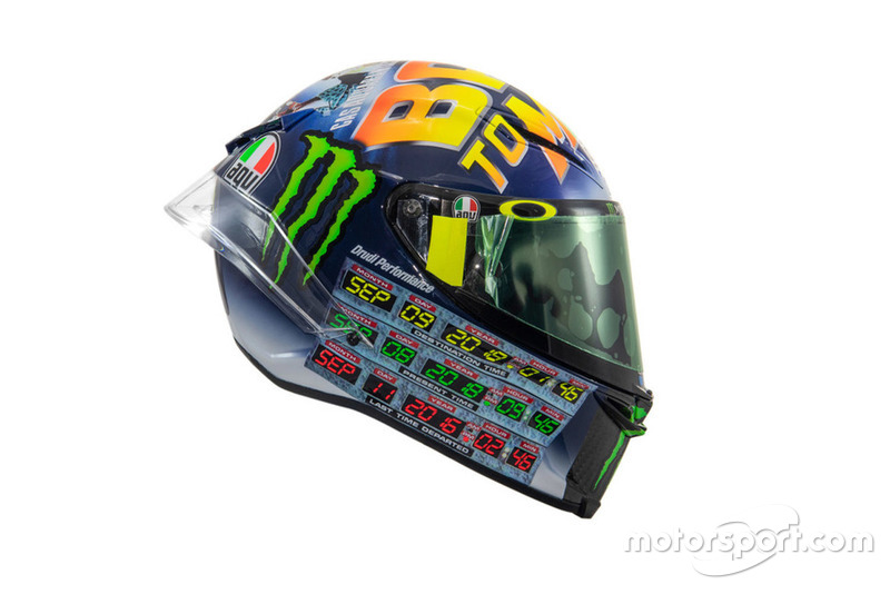 Il casco di Valentino Rossi, Yamaha Factory Racing