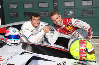 Jamie Green (Audi Sport Italia,Audi R8 LMS-GT3 #7), Bruno Spengler (BMW Padova Team,BMW M5-GT3 #15)