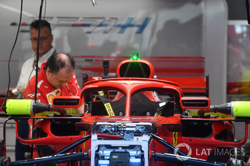 Le halo de la Ferrari SF71H