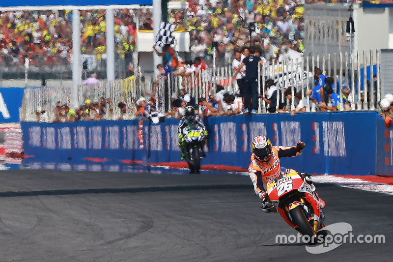 Race winner Dani Pedrosa, Repsol Honda Team