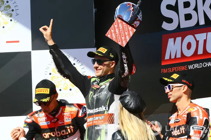 Podio: Jonathan Rea, Kawasaki Racing