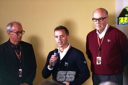 Vito Ippolito, FIM President, Loris Capirossi, Carmelo Ezpeleta, CEO Dorna Sports