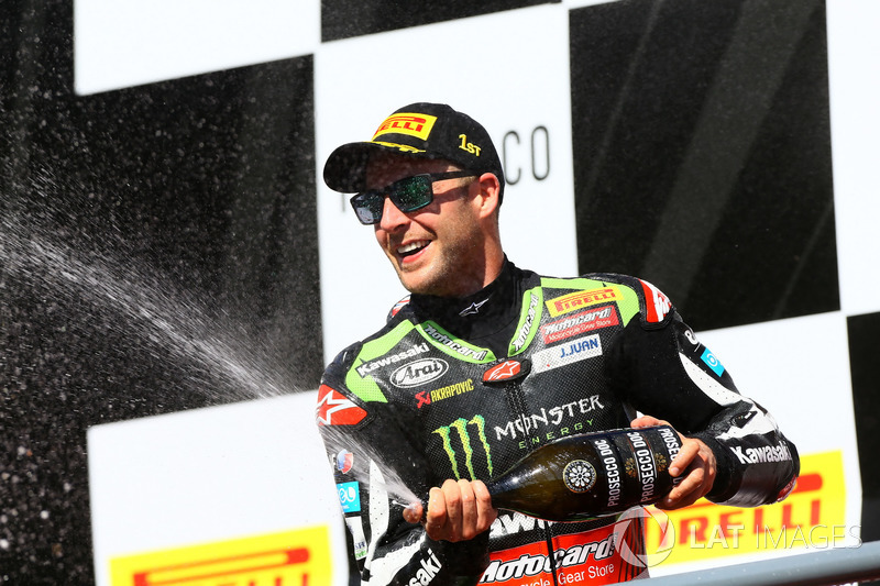 Podium: Ganador, Jonathan Rea, Kawasaki Racing