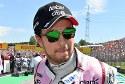 Sergio Perez, Force India on the grid