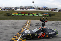 Race winner Martin Truex Jr., Furniture Row Racing Toyota