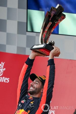 Race winner Daniel Ricciardo, Red Bull Racing