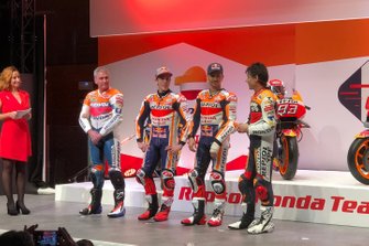 Mick Doohan, Alex Criville, Marc Márquez et Jorge Lorenzo, Repsol Honda Team