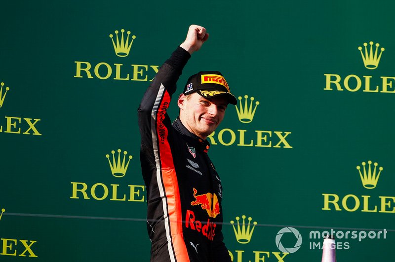 Podyum: 3. Max Verstappen, Red Bull Racing