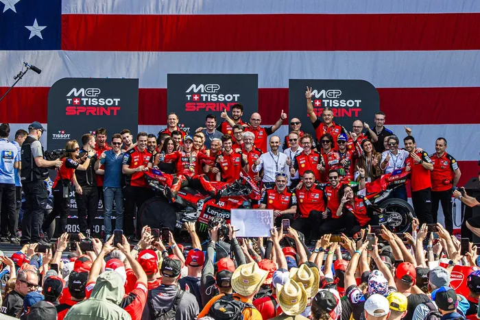 Marc Marquez, Ducati Team, Francesco Bagnaia, Ducati Team