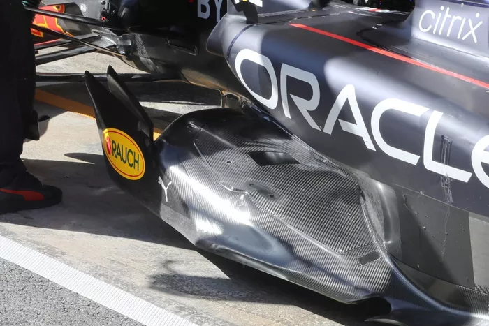 Red Bull Racing RB18 sidepods detail
