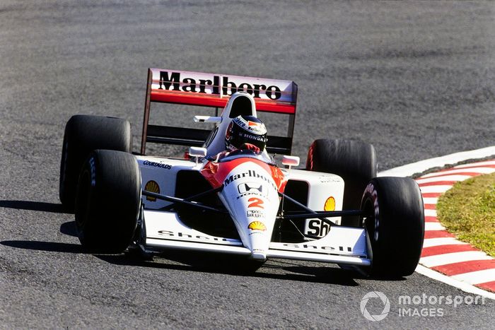 アイルトン・セナがドライブしたマクラーレン・ホンダMP4/6の