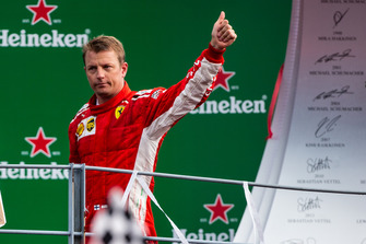 Le deuxième, Kimi Raikkonen, Ferrari