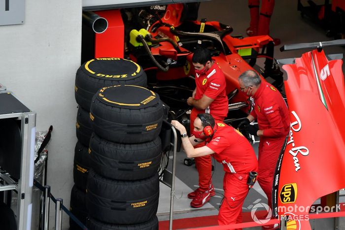 Ferrari se prepara para la clasificación