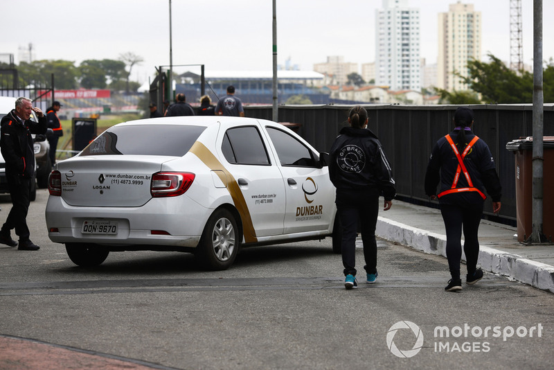 Petugas keamanan di Interlagos